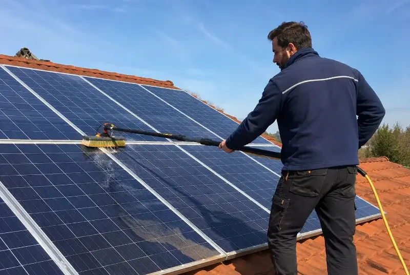 Nettoyage et entretien de panneaux solaires à Salindres
